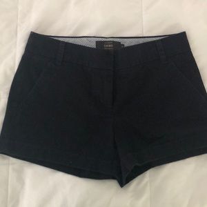 J crew Navy Blue 4” chino shorts size 2